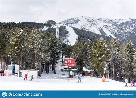 Vallnord Gondola Lift To The Ski Resort Of Pal La Massana Andorra