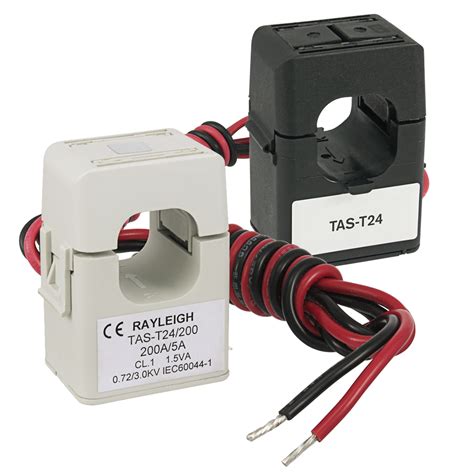 Rayleigh Instruments Tas T24 Single Phase Clip On Mini Split Core Current Transformer 24mm