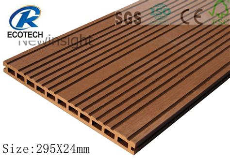 Wide WPC Decking For Marine Projects Ce Fsc SGS ISO9001 ISO14001