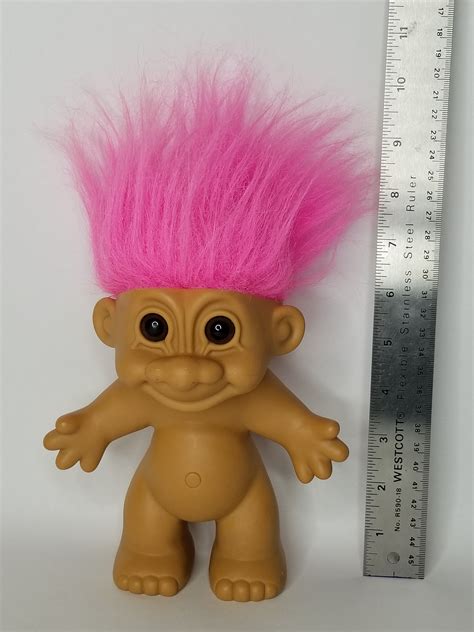 Rare Giant Troll Doll Vintage Russ 80s 90s Toy Kid Nostalgia Etsy