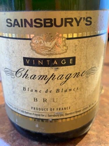 Sainsbury S Winemaker S Selection Blanc De Blancs Brut Champagne