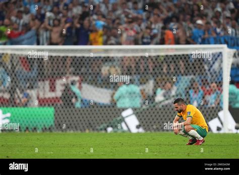 Aziz Behich Of Australia During The Fifa World Cup Qatar 2022 Match