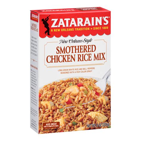 Zatarain S® Smothered Chicken Rice Mix Zatarain S