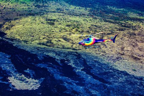 Big Island Helicopter Tour Rainbow Helicopters Coast Volcano