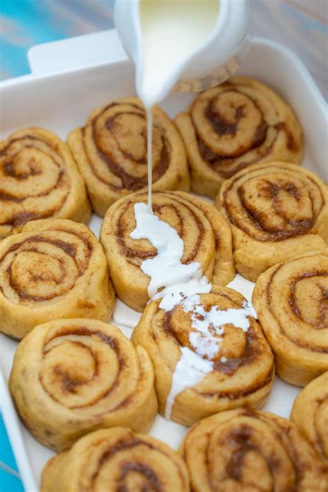 Decadent Cinnamon Rolls With Cream Cheese Glaze Scrambled Chefs