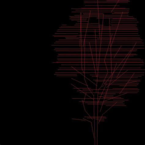 Tree Elevation 2D DWG Elevation For AutoCAD Designs CAD