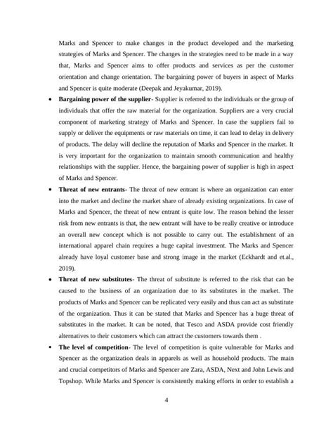 Marketing Audit Stp Analysis Strategies Of Marks And Spencer