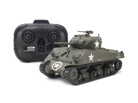 楽天市場タミヤ タミヤ 4950344482177 48217 1 35RCタンク アメリカ M4A3シャーマン戦車 専用プロポ付き