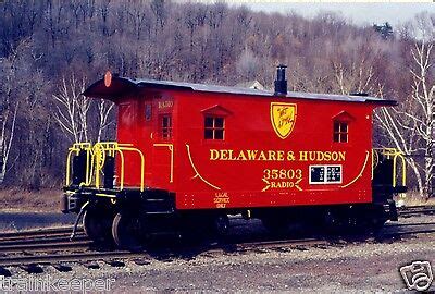 Delaware Hudson D H Caboose Fresh Paint Color Print Ebay