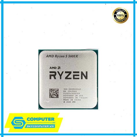 Cpu Amd Ryzen 5 5600x 37ghz Up To 46ghz Am4 Tray Cũ