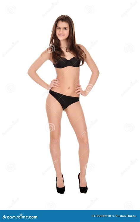 Adolescente Sexy Dans La Lingerie Photo Stock Image Du Fond Mignon