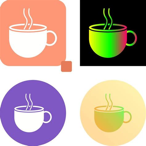 Hot Coffee Icon Design Vector Art At Vecteezy