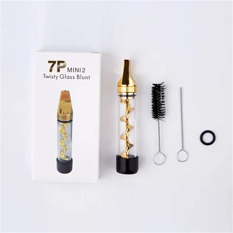 Spiral Orbit Pipe New Design Smoking Pipes Mini Twisty Tobacco Metal Tip Tool With Cleaning