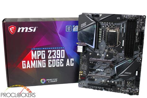 Msi Mpg Z390 Gaming Edge Ac Motherboard Review Proclockers