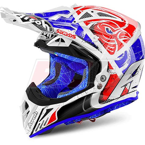 Capacete Airoh Aviator 2 2 Six Days 2018 Red Gloss RC4