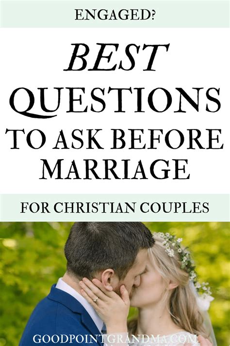 51 Important Questions To Ask Before Marriage For Christian Couples