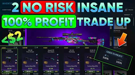 Insane Profitable No Risk Profit Csgo Tradeups Youtube