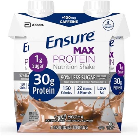 Amazon Ensure Max Protein Batido Nutricional Caf Moca Cajas