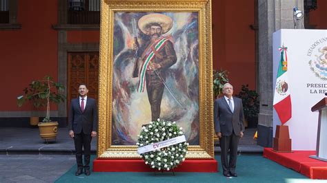 105 Aniversario Luctuoso De Emiliano Zapata Desde Palacio Nacional