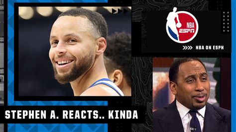 Stephen A Reflects On Stephen Curry Breaking The Pt Record Kinda