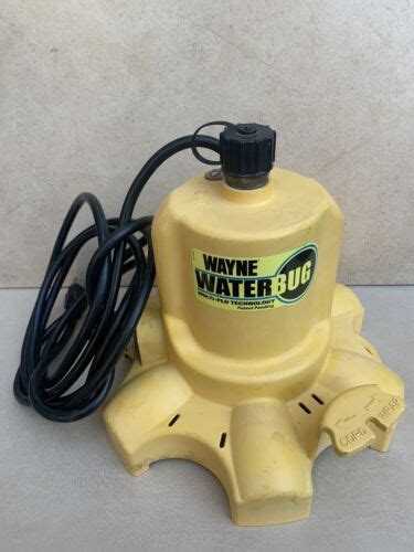 Wayne Wwb Waterbug Submersible Pump With Multi Flo Technology