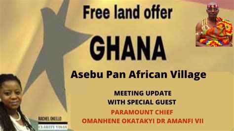 Asebu Pan African Village In Ghana Meeting Update Youtube