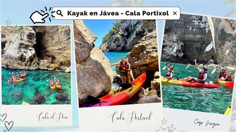 Cala Portixol Kayak en Jávea con Siesta Advisor Cala el Pom Isla