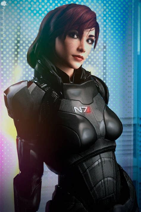 Shepard N7 Mass Effect Mass Effect Universe Mass Effect Art