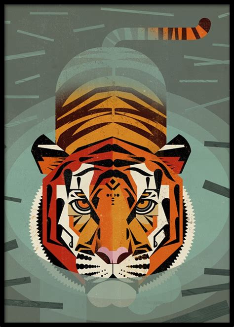 Vintage Tiger Poster