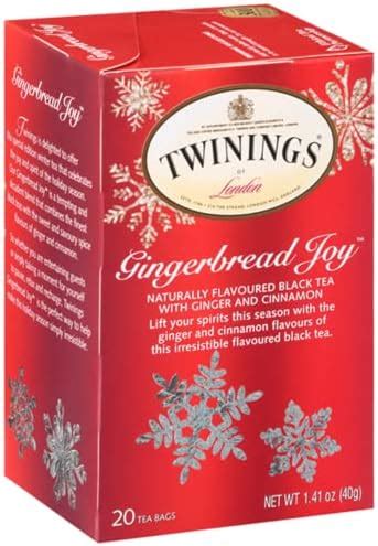 Amazon Twinings Gingerbread Joy Holiday Tea 20 Count 1 41 Oz