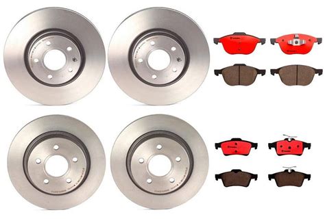 Volvo Brakes Kit Pads Rotors Front And Rear 300mm 280mm Ceramic