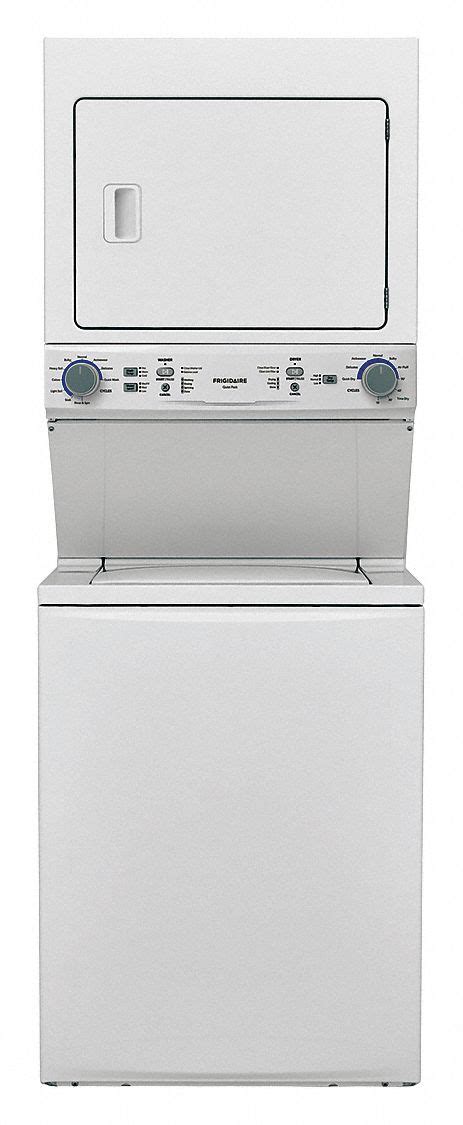 Frigidaire Washer Dryer Combo Gas White Washer Capacity 40 Cu Ft