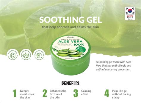 ESFOLIO MOISTURE SOOTHING GEL ALOE VERA 100 300ML Magicboo Beauty