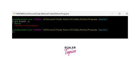 Git Delete A Branch Scaler Topics