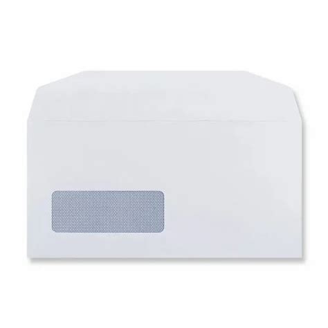 Non Printed Paper White Window Envelopes GSM 80 Size 6 5x4 Inch