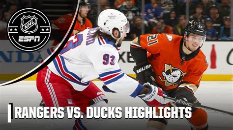 New York Rangers Vs Anaheim Ducks Full Game Highlights YouTube