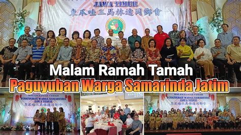 Malam Ramah Tamah Paguyuban Warga Samarinda Jatim Di Restoran Tristar