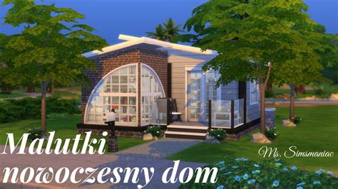 Malutki Nowoczesny Dom The Sims Speed Build No Cc Youtube