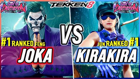 T8 JoKa 1 Ranked Feng Vs Kirakira 1 Ranked Jun Tekken 8 High