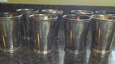 Webster Wilcox International Silver Company Set Of Mint Julep Cups