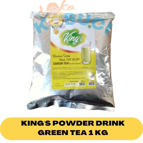 Jual Kings Powder Drink Kg Green Tea Minuman Bubuk Instant Verlin