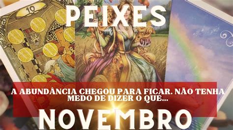 Peixes Novembro A Abund Ncia Chegou Para Ficar N O Tenha Medo De