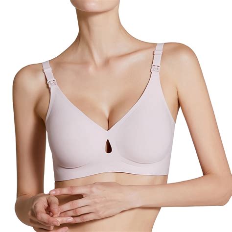 Akiihool Bras For Women Full Freedom Front Closure Bra Wireless Cotton Sleep Bras For Women