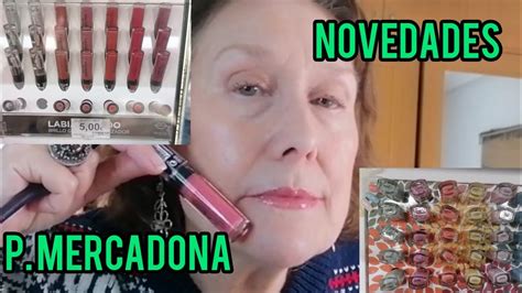 COMPRA NOVEDADES P MERCADONA ESMALTES GLOSS VOLUMINIZER LIEGADOS HOY