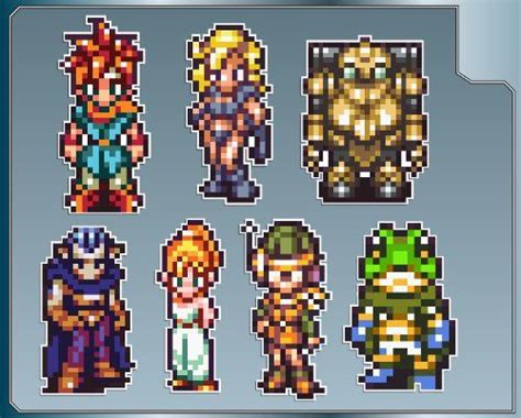 Chrono Trigger Sprites Tattoo Pixel Art Concept Art Chrono Trigger