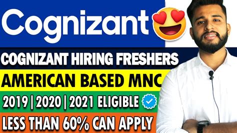 COGNIZANT BULK HIRING FOR FRESHERS COGNIZANT RECRUITMENT 2021