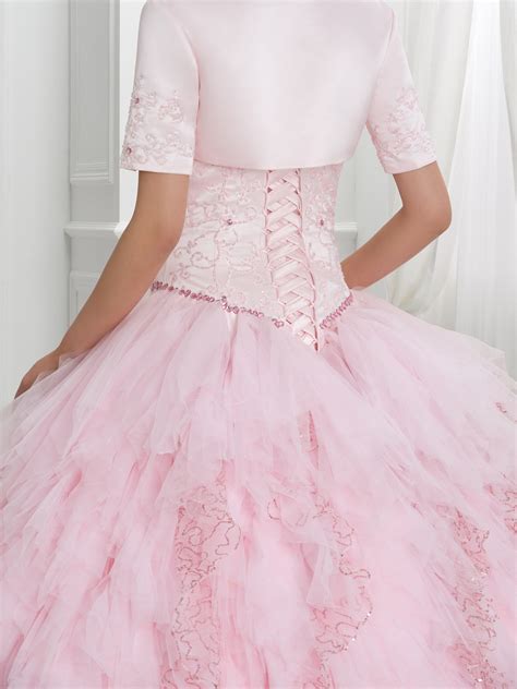 Ericdress Beading Sequins Tiered Ball Gown Quinceanera Dress With