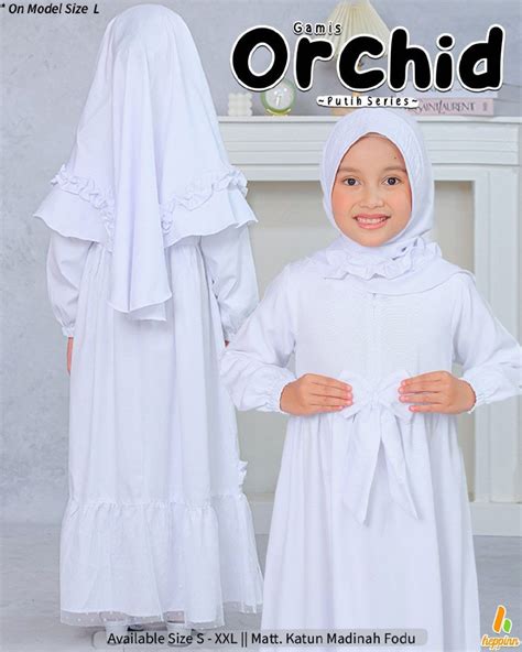 Putih Series Kids Heppinn Muslim Wears