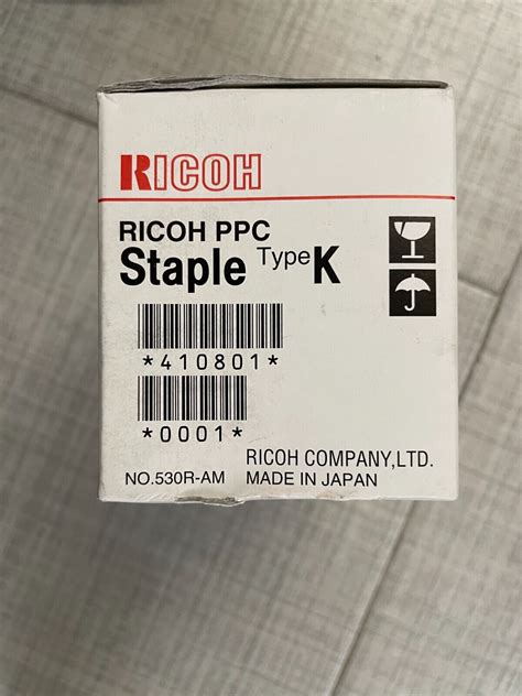 RICOH PPC Staple Type K 530R AM 410801 0001 NEW EBay