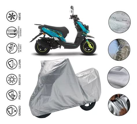 Lona Impermeable Moto Para Italika Motoneta Ws Sport Env O Gratis